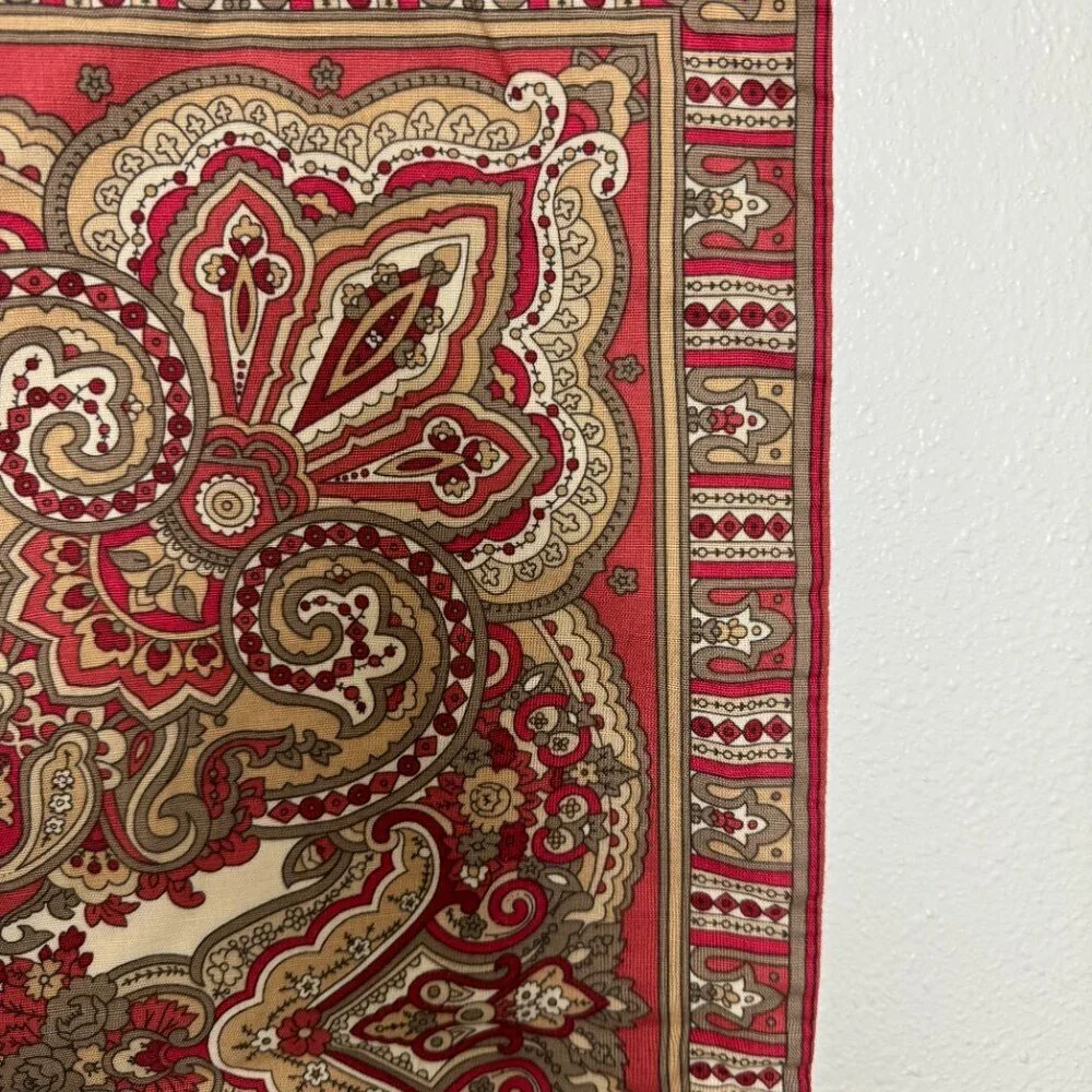 Pottery Barn Red Paisley Pillow cover / case